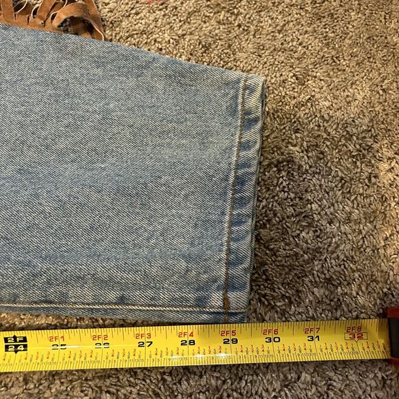 Vintage Seruchi Womens Fringe Boho Western Denim Jeans Size 24 Cowgirl - Picture 4 of 8